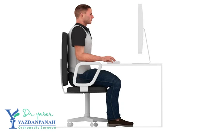 نقش ارگونومی و پیشگیری از دیسک گردن